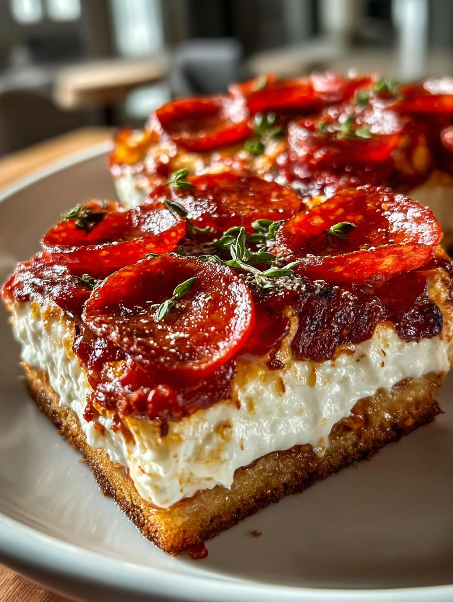 Low Carb Pepperoni Cream