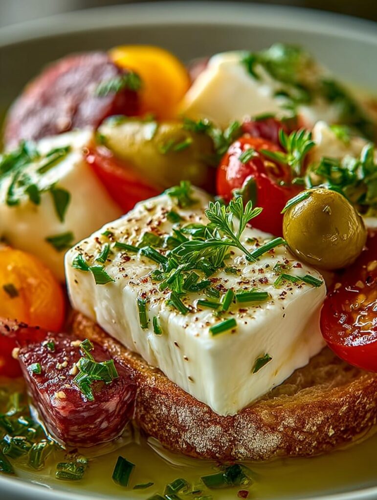 Marinated Cheese Appetizer with