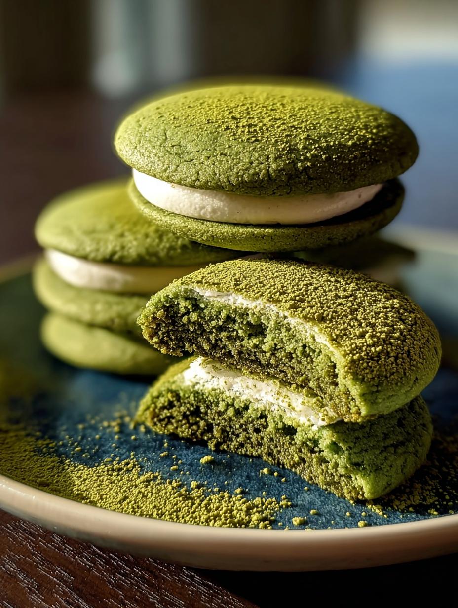 Matcha Latte Cookies