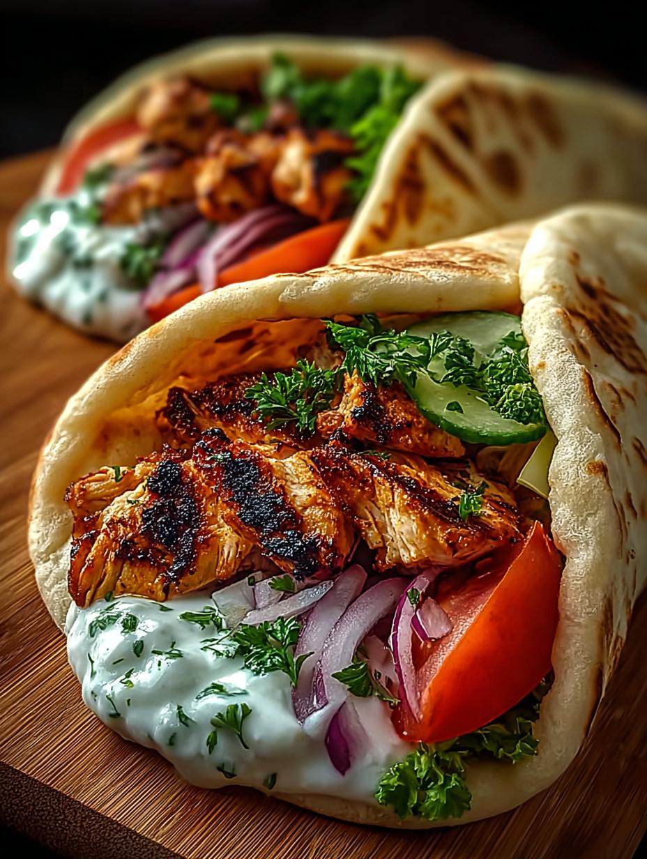 Mediterranean Chicken Gyros: 5 Juicy Flavors to Savor - Mediterranean Chicken Gyros - additional detail