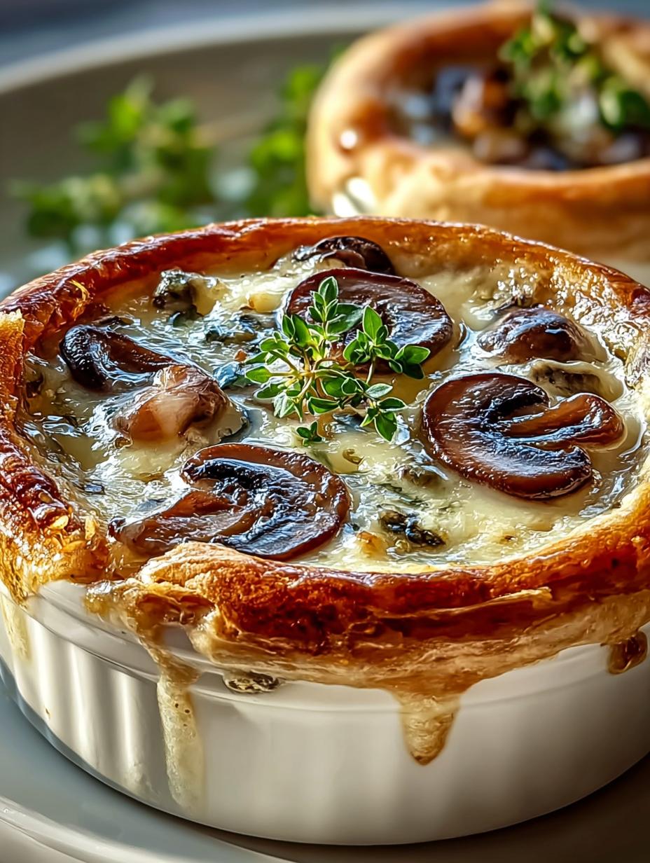 Mini Mushroom Gruyere Pot: 6 Cozy Comfort Food Recipes - Mini Mushroom Gruyere Pot - main visual representation