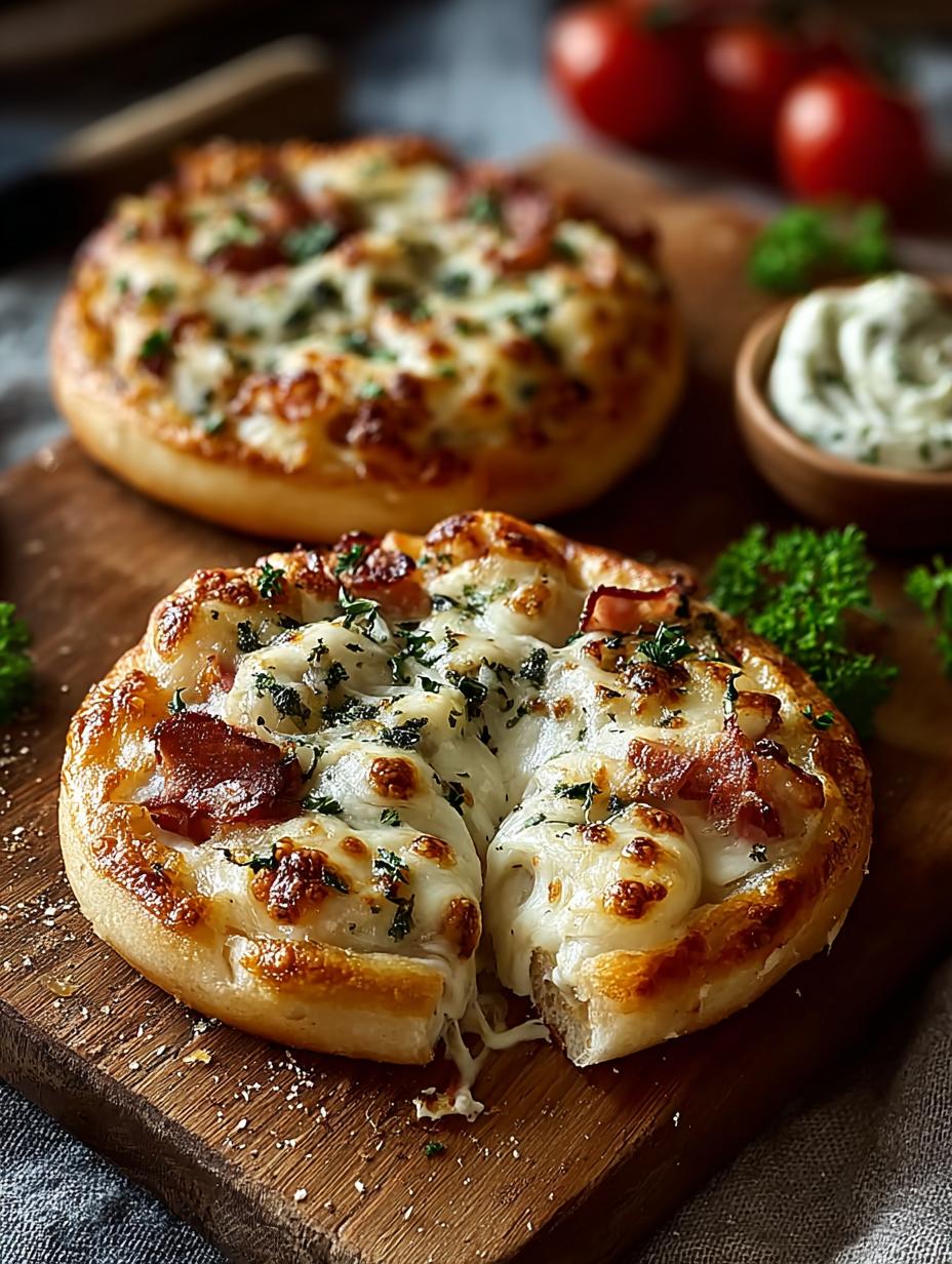 Mini Stuffed Alfredo Pizzas: 12 Irresistible Bites - Mini Stuffed Alfredo Pizzas - additional detail