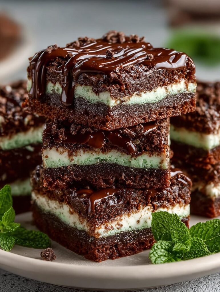 Mint Brownies Indulge Minty