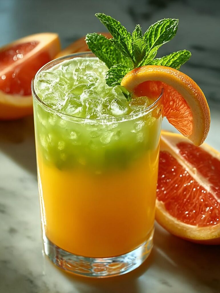 Minted Sorghum Citrus Drink