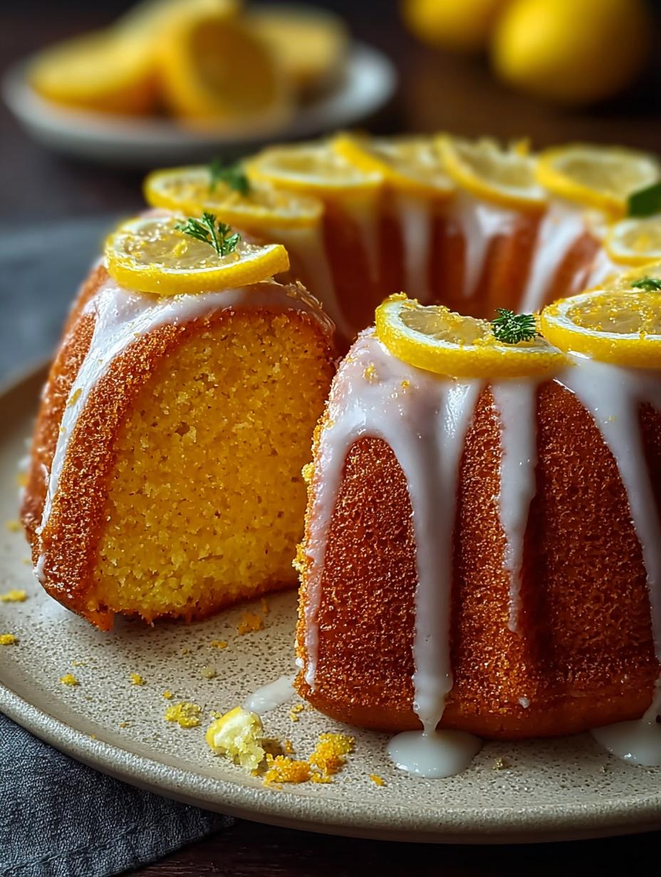 Moist Lemon Bundt Cake: 7 Secrets for the Best Flavor - Moist Lemon Bundt Cake - additional detail