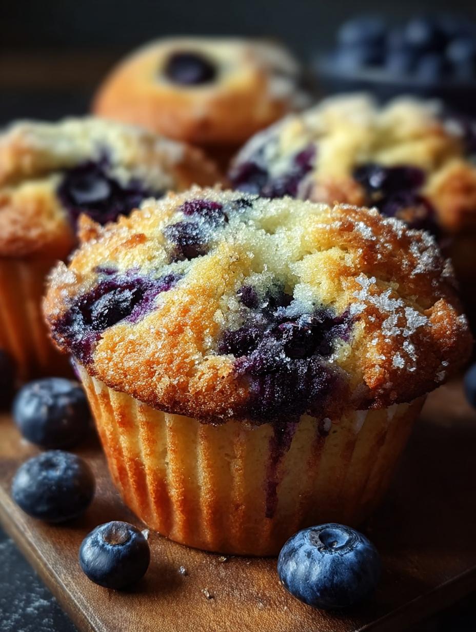 Moist Vegan Blueberry Muffins