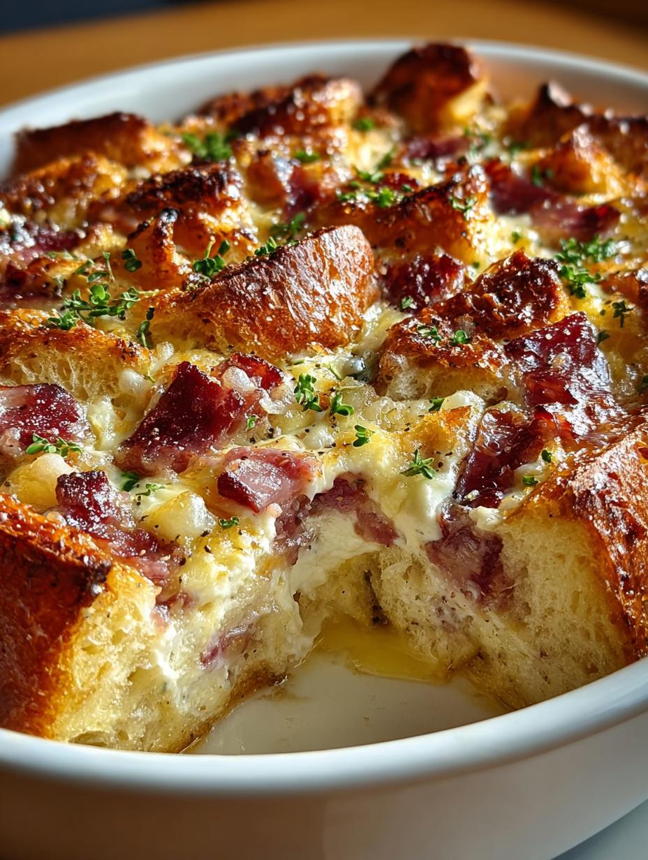 Monte Cristo Breakfast Casserole: 6 Savory Layers - Monte Cristo Breakfast Casserole - additional detail