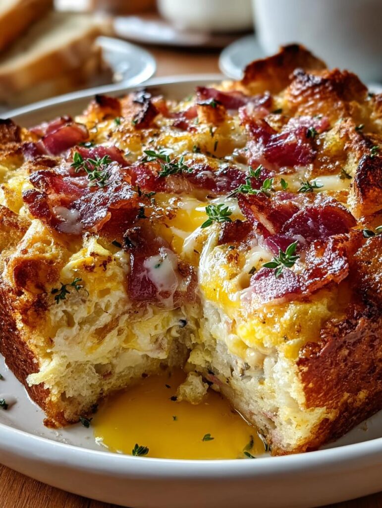 Monte Cristo Breakfast Casserole