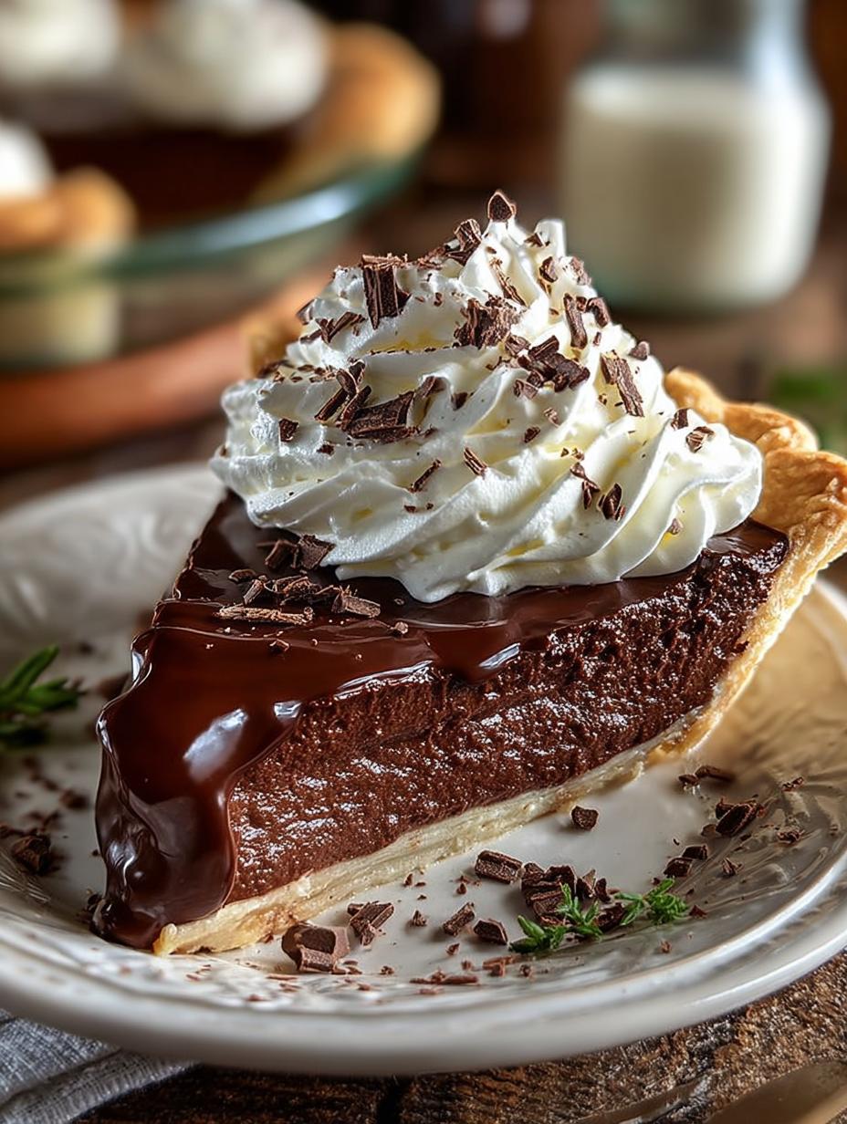 Old Fashioned Chocolate Pie: 5 Timeless Secrets to Indulge - Old Fashioned Chocolate Pie - additional detail