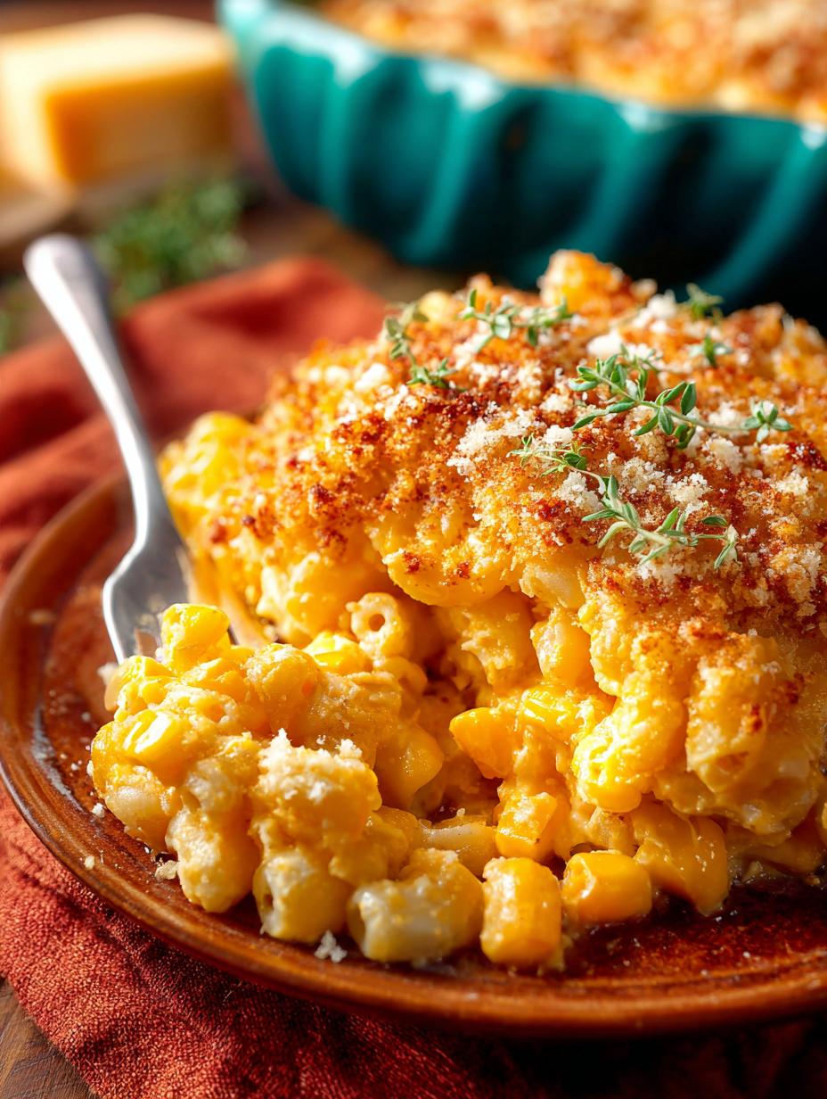 Delicious One Dish Corn Mac: A Cheesy Family Favorite - One Dish Corn Mac - additional detail