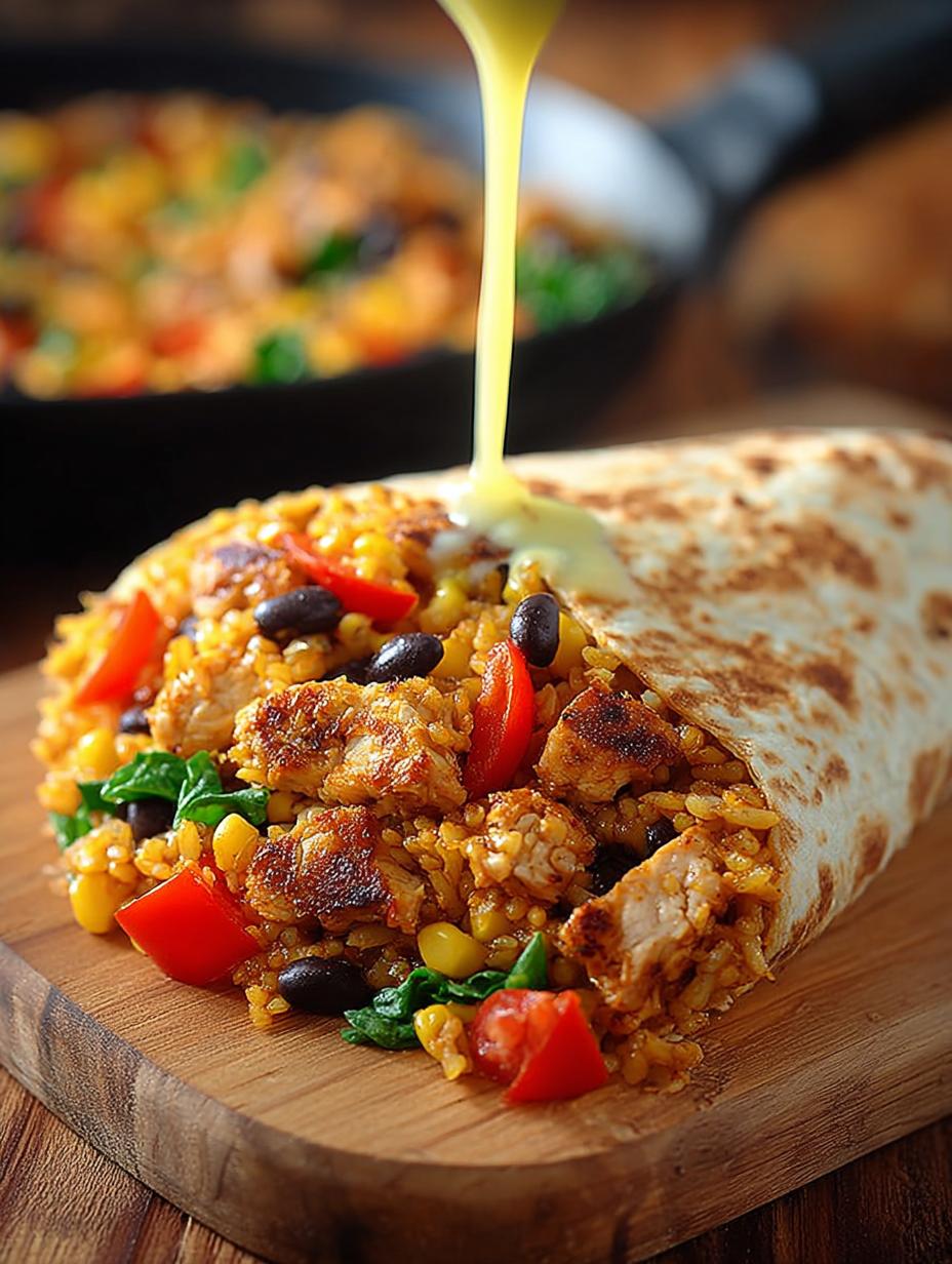 One Pot Chicken Burrito