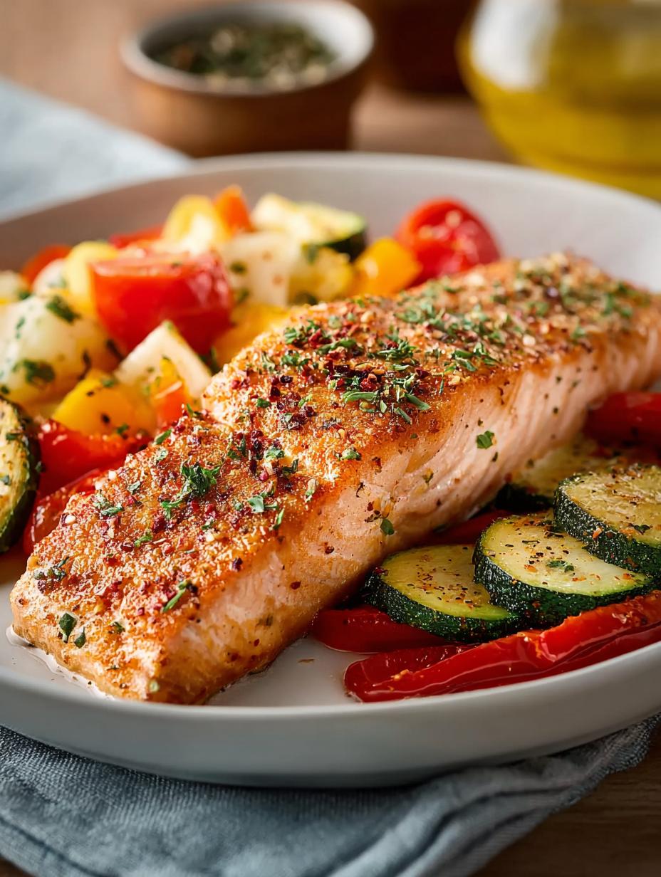 Oven Baked Salmon with