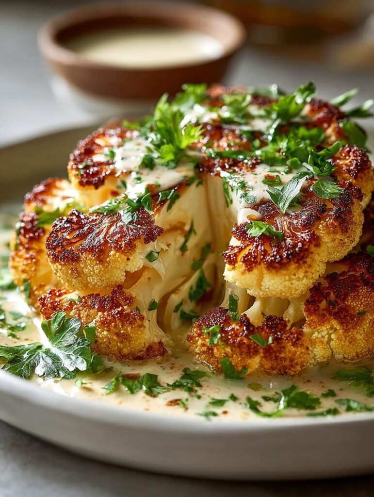 Oven Roasted Cauliflower Steaks
