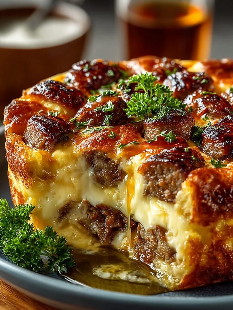 Pancake Sausage Casserole with