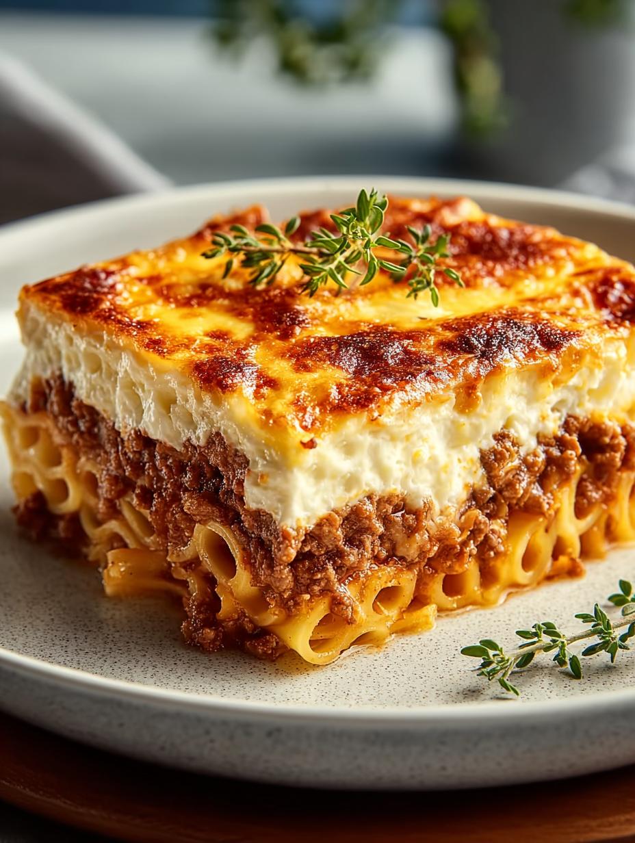 Pastitsio Delight Rich Layered Greek Comfort Food Dish - Pastitsio Delight Rich Layered - additional detail