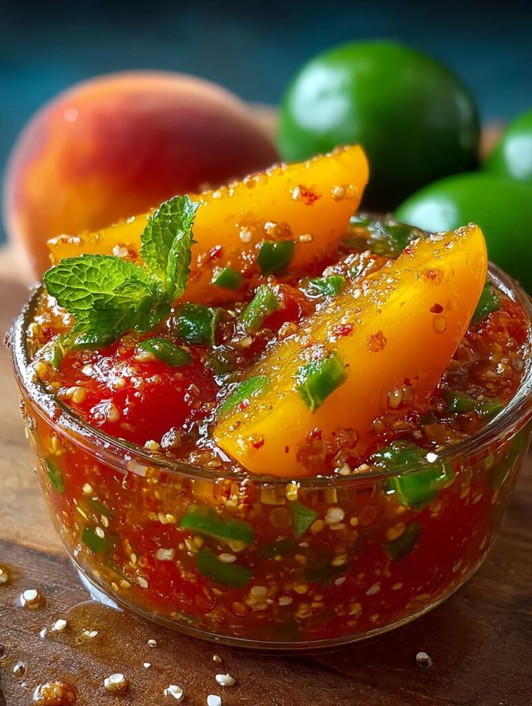 Peach Jalapeno Summer Pepper