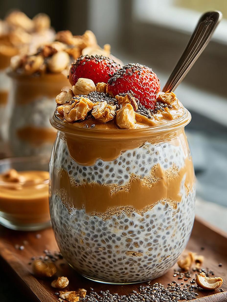 Peanut Butter Chia Overnight