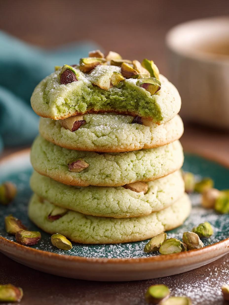 Pistachio Pudding Cookies with Irresistible Nutty Flavor - Pistachio Pudding Cookies with - additional detail