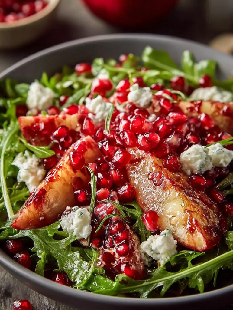 Pomegranate Christmas Salad Honey