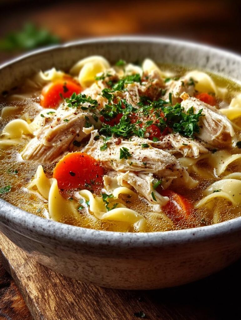 Pot Chicken Noodle Soup