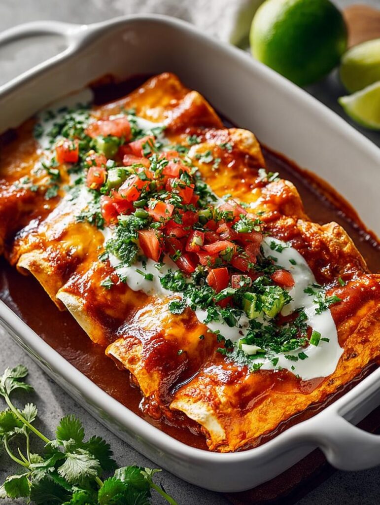Pumpkin Black Bean Enchiladas