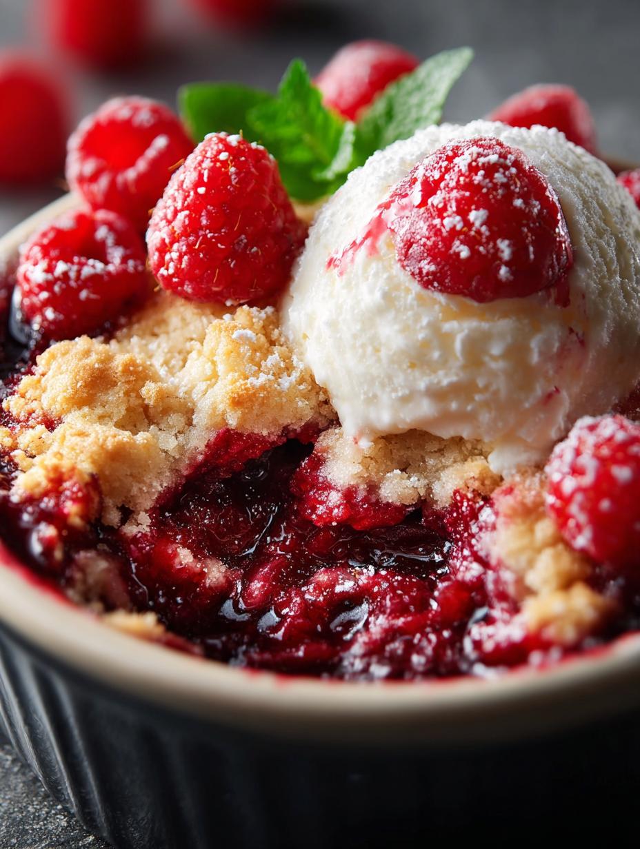 Delicious Raspberry Cobbler Recipe for Summer Gatherings - Raspberry Cobbler - main visual representation