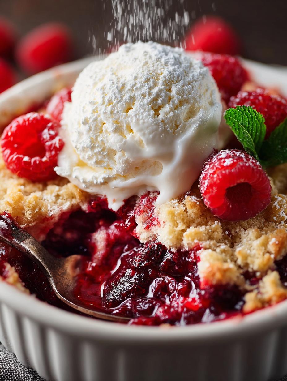 Delicious Raspberry Cobbler Recipe for Summer Gatherings - Raspberry Cobbler - additional detail