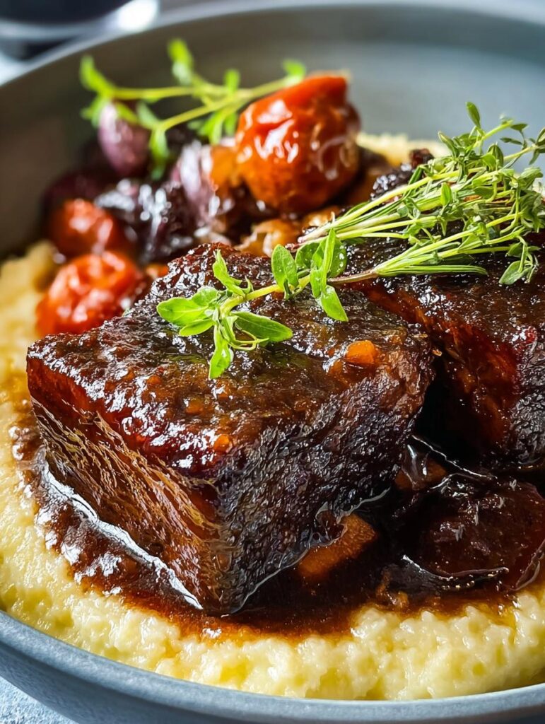 Red Wine Braised Short