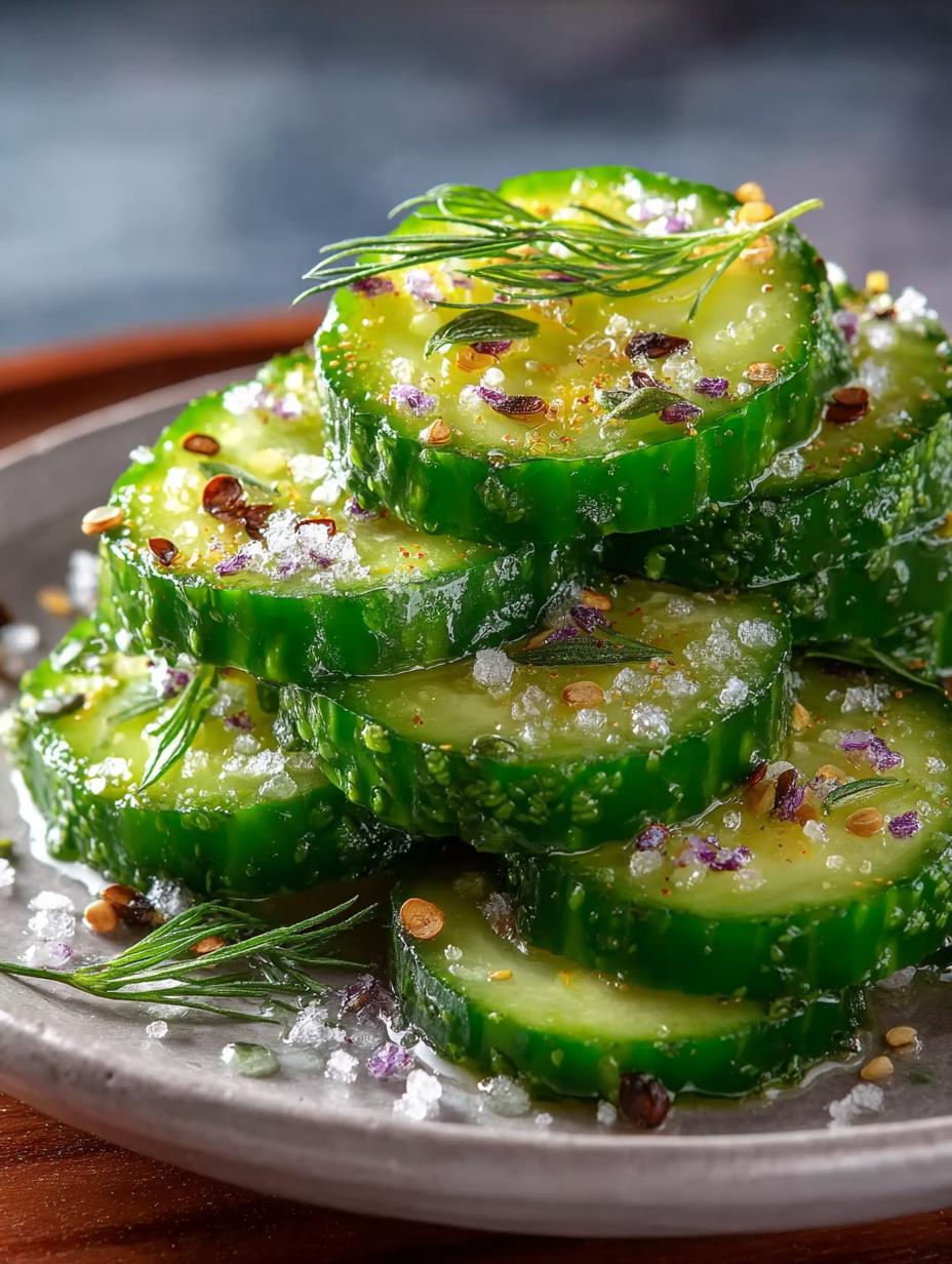 Refreshing Healthy Cucumber Snack