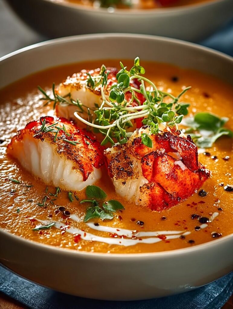 Rich Triple Seafood Bisque