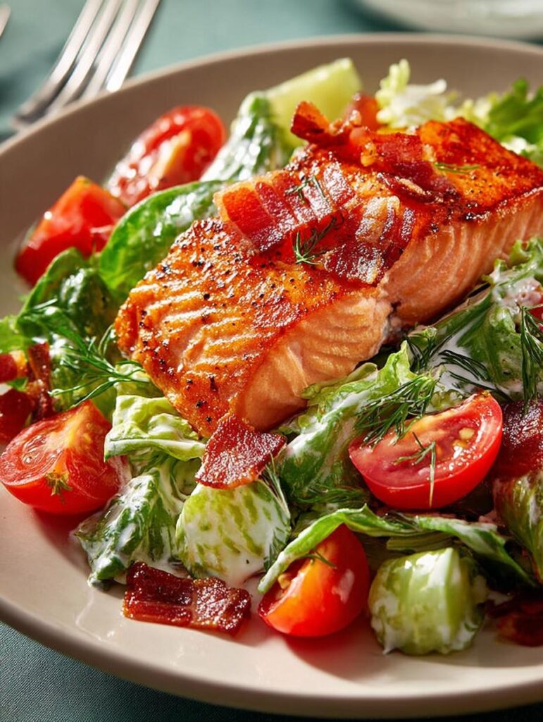 Salmon Blt Salad