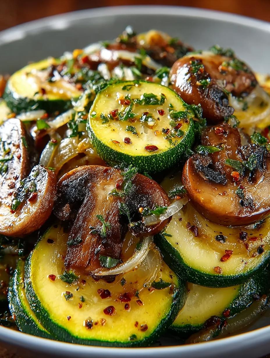 Delicious Sautéed Zucchini Mushrooms Onions in 30 Minutes - Sauteed Zucchini Mushrooms Onions - main visual representation