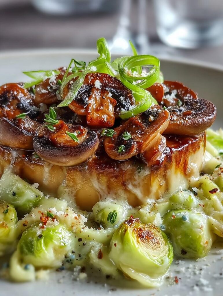 Savory Caramelized Leek Mushroom