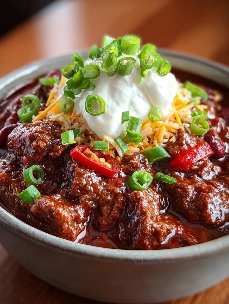 Savory Hearty Beef Chili