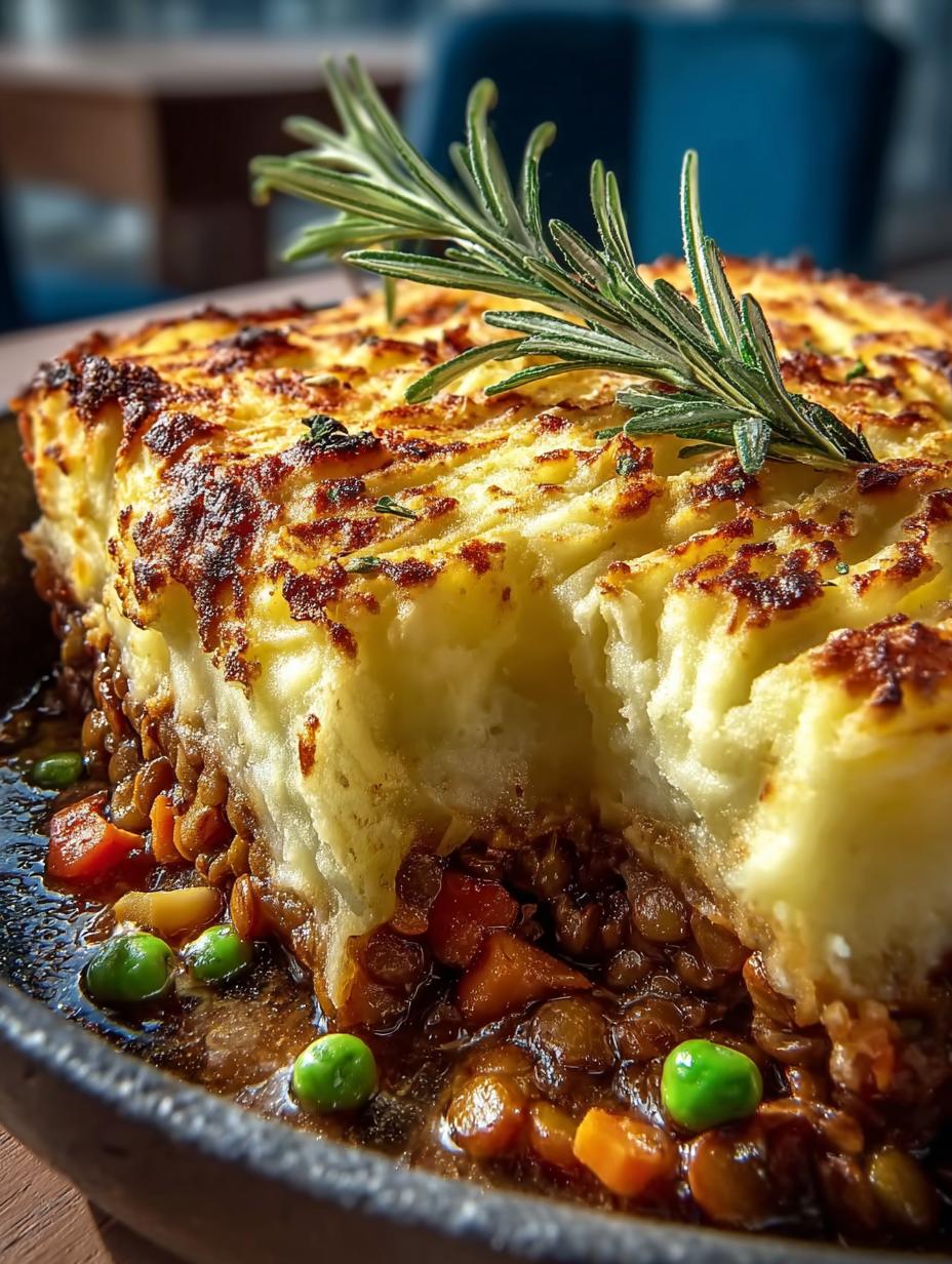 Savory Lentil Shepherds Pie