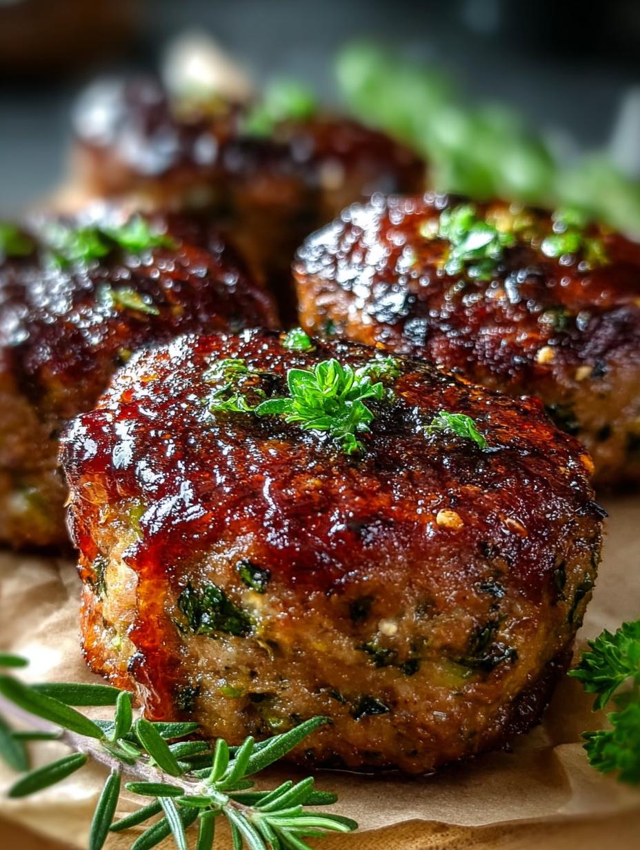 Savory Mini Beef Meatloaves: 12 Delicious Bites - Savory Mini Beef Meatloaves - additional detail