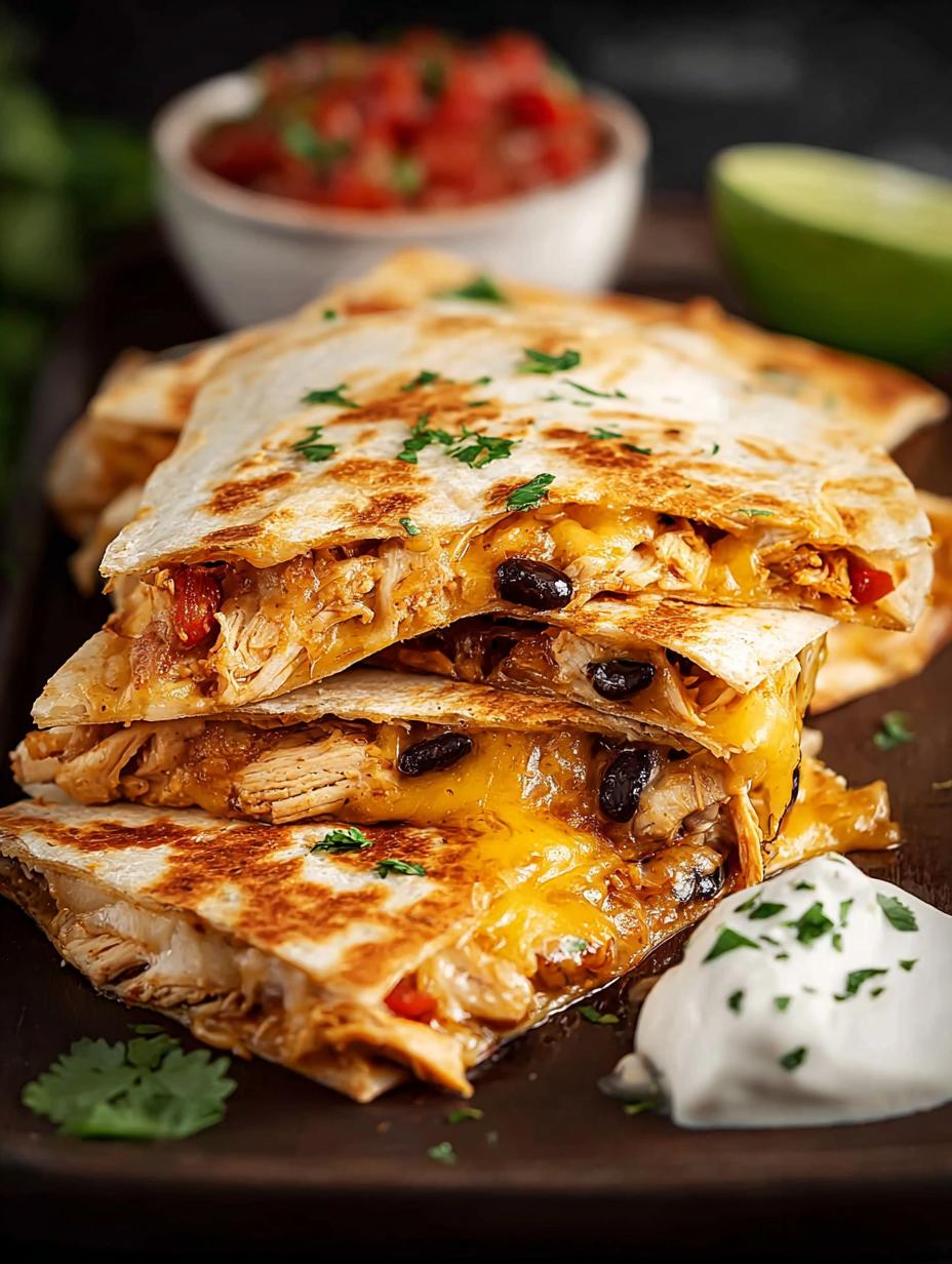 Sheet Pan Chicken Quesadillas: 8 Reasons to Love This Dish - Sheet Pan Chicken Quesadillas - additional detail