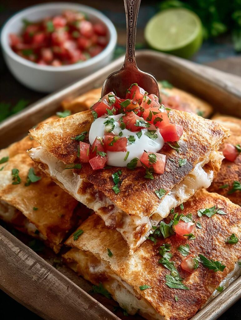 Sheet Pan Quesadillas with