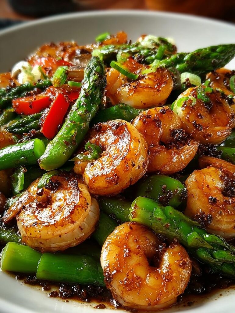 Shrimp Asparagus Stir Fry