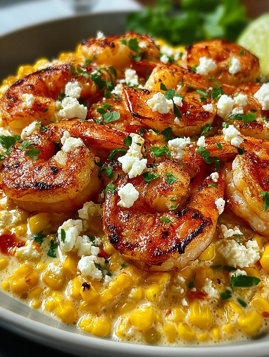 Delicious Shrimp Creamed Corn Feta Dish in 30 Minutes - Shrimp Creamed Corn Feta - additional detail