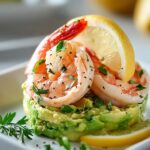 Shrimp Lemon Avocado Snack