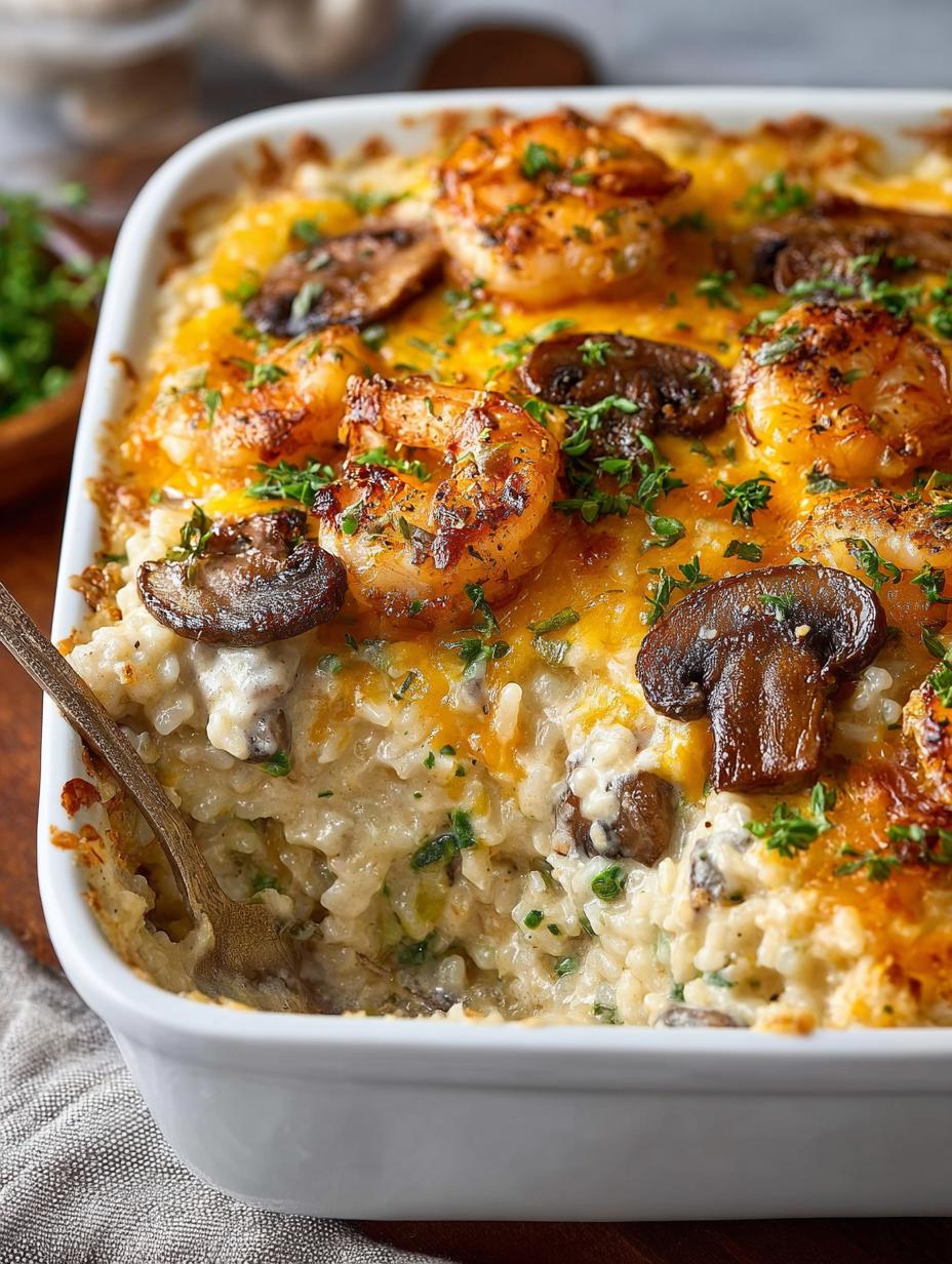 Shrimp Mushroom Rice Casserole: 5 Comforting Recipes - Shrimp Mushroom Rice Casserole - additional detail