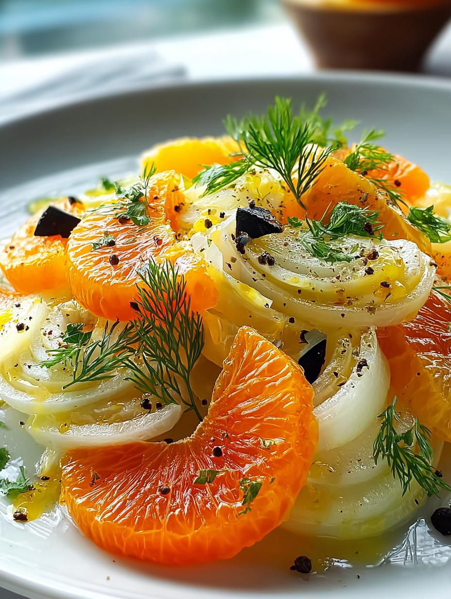Sicilian Fennel Orange Salad to Brighten Your Day - Sicilian Fennel Orange Salad - main visual representation