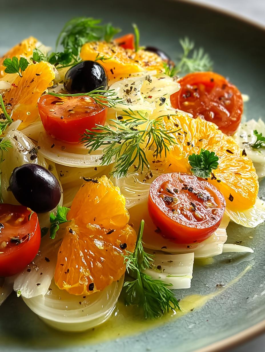 Sicilian Fennel Orange Salad to Brighten Your Day - Sicilian Fennel Orange Salad - additional detail