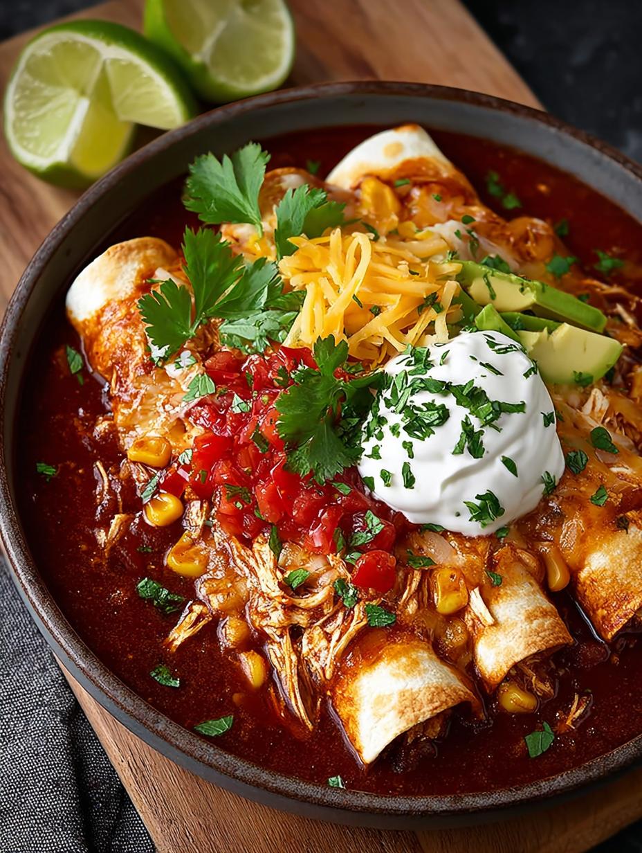 Slow Cooker Enchilada Chicken
