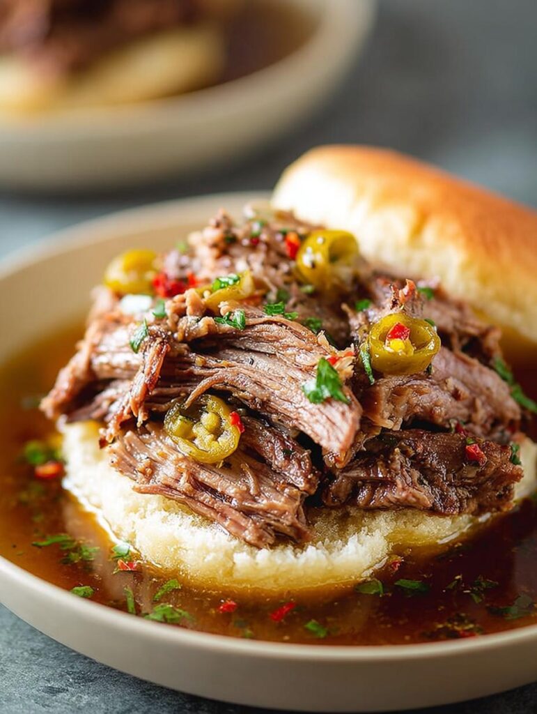 Slow Cooker Italian Beef