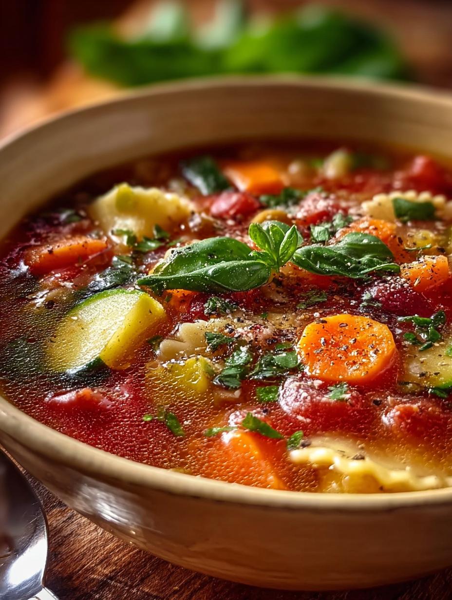 Hearty Slow Cooker Minestrone Soup for Comforting Nights - Slow Cooker Minestrone Soup - main visual representation