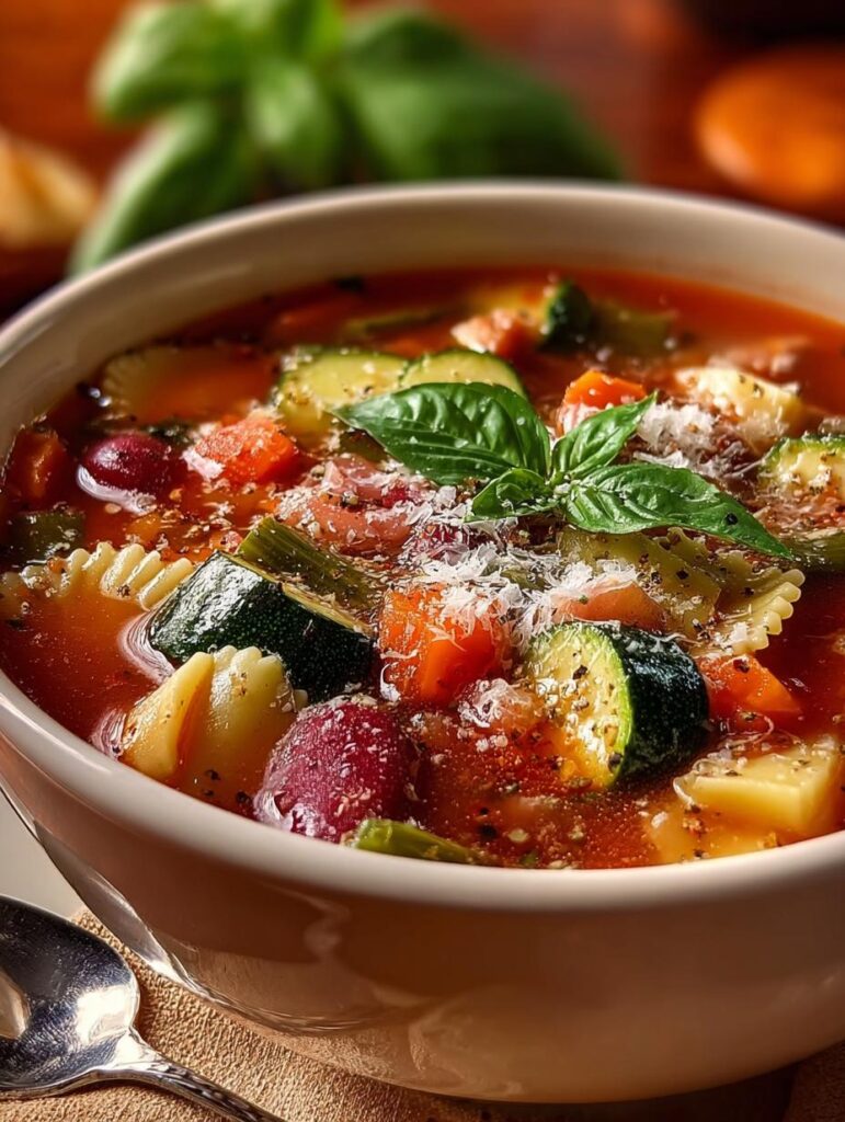 Slow Cooker Minestrone Soup