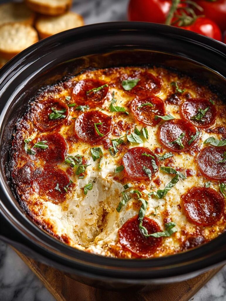 Slow Cooker Pizza Dip
