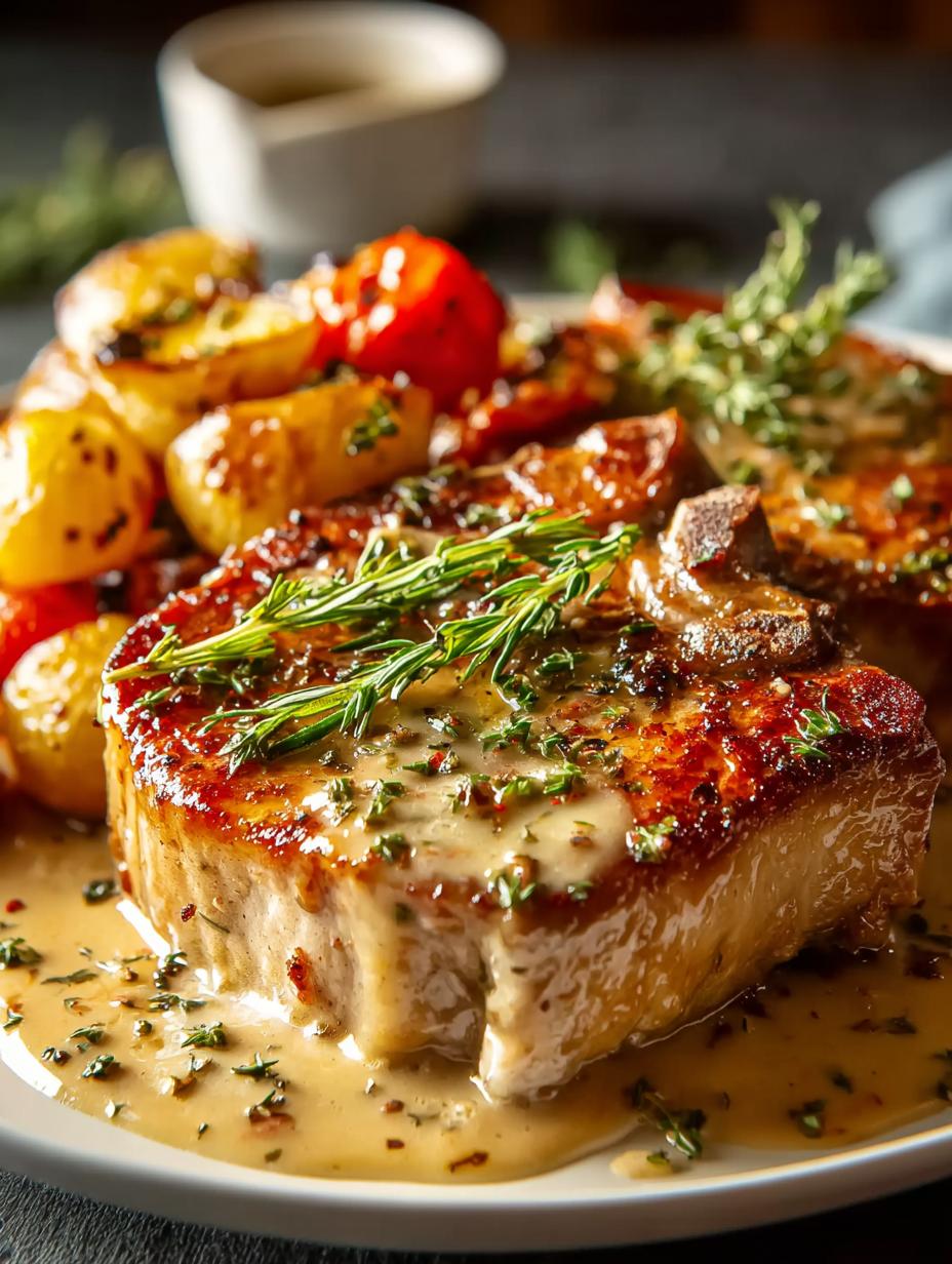 Smothered Pork Chop Scalloped